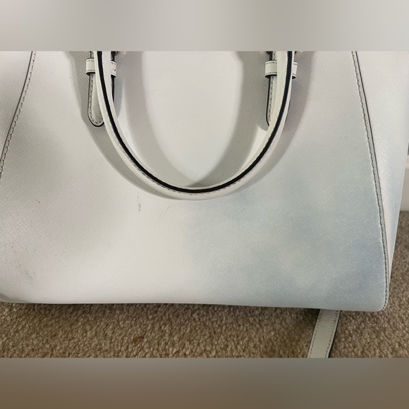 White Michael Kors Purse - Picture 4 of 6